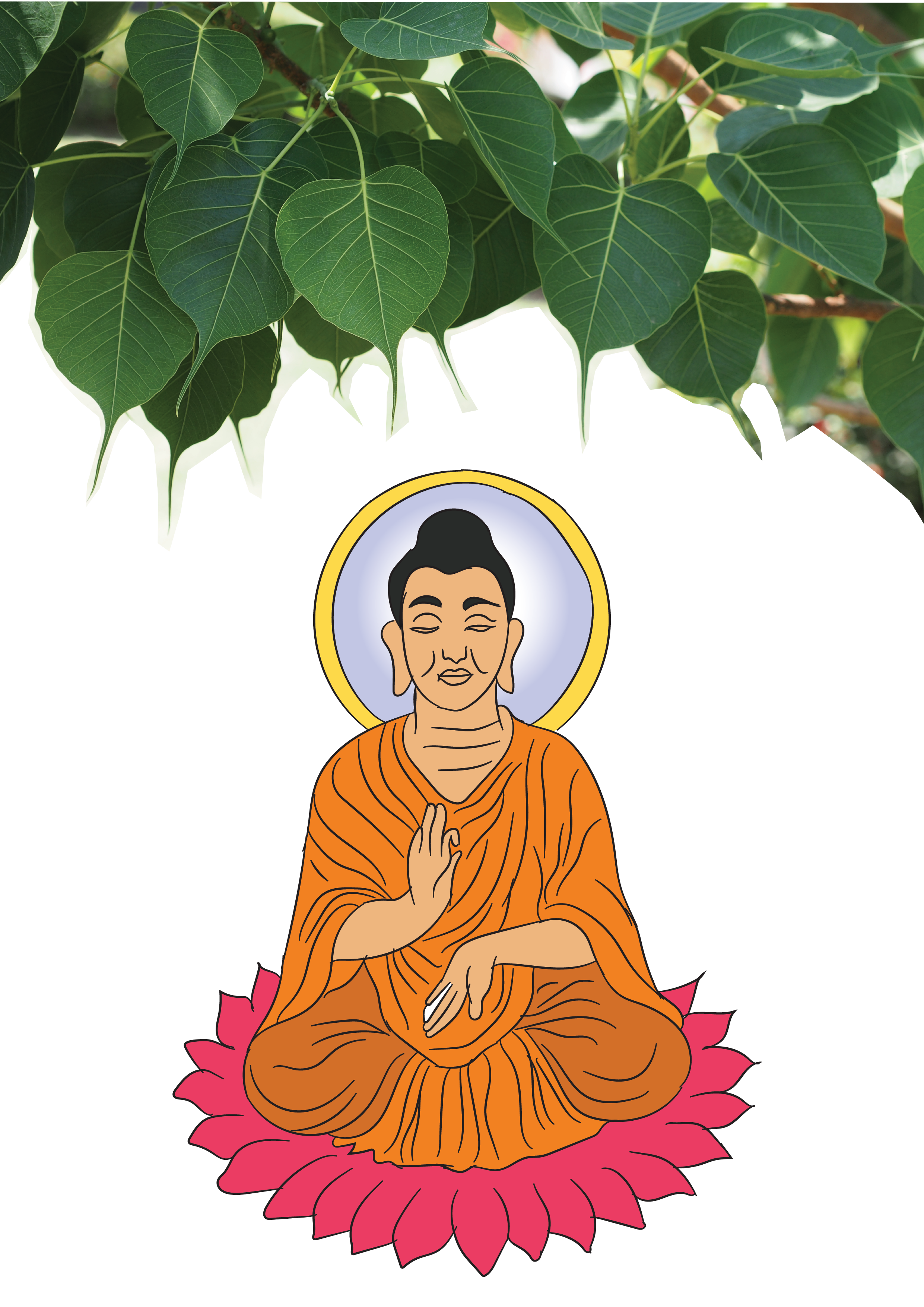 Colored Buddha Reference